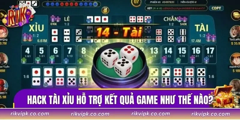 Hack tài xỉu hỗ trợ kết quả game như thế nào?